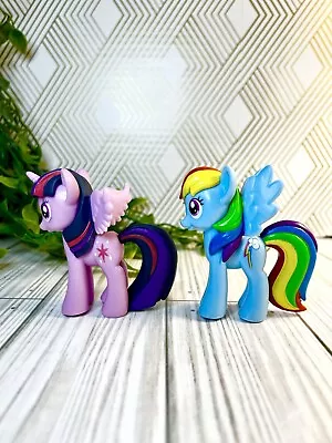 My Little Pony • Action Figures • Twilight Sparkle • Rainbow Dash • Cake Topper • $3.40