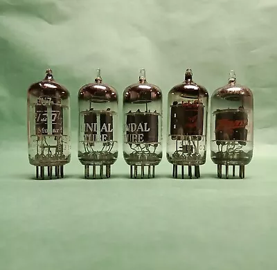 (Lot Of 5) Tubes 6EU7 Hi Mu Twin Triode Mullard Zenith Lindal Voice Of Music • $25