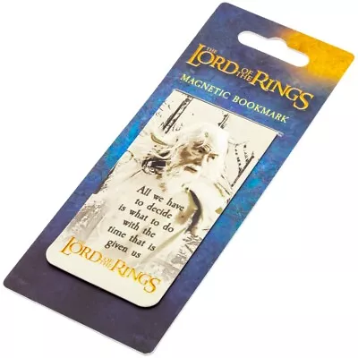 The Lord Of The Rings Magnetic Bookmark Birthday Christmas Gift Official Product • £8.99