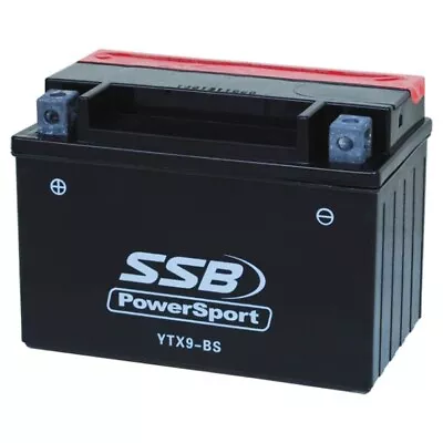 YTX9-BS SSB Powersport MF Motorcycle Battery • $70