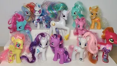 Lot Of 12 My Little Pony G4 MLP FIM 3  Brushable Figures DJ Pon-3 Lyra Nurse   • $29.99