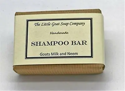 1 X Shampoo Bar - Goats Milk And Neem Oil 100G. Eczema Psoriasis Seborrhoeic • £8.01
