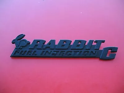 75 76 77 78 79 80 81 82 83 84 Vw Rabbit C Rear Emblem Logo Badge Sign Used 11442 • $19