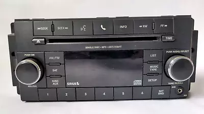 Chrysler Jeep Wrangler 2007 2017 JK CD Radio Sirius Aux MP3 AM/FM OEM Untested • $114.99