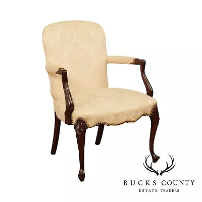 Hickory Chair Queen Anne Style Mahogany Armchair • $595