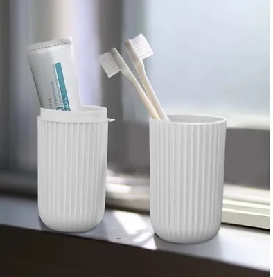 $7 • Buy Portable Toothbrush Toothpaste Cup Travel Case, Travel Storage Holder, 1 Pack.