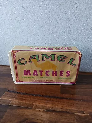 VINTAGE Camel Advertising 50 Pack Book Matches NEW SEALED 1000 Total - From 1991 • $6.95