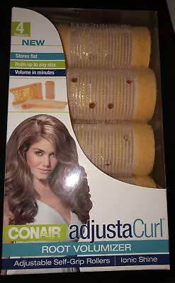 Conair AdjustaCurl Adjustable Self-Grip Rollers Root Volumizing Ionic Shine 4 Pc • $6.63