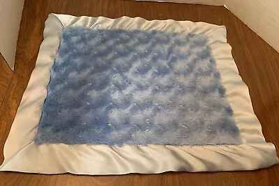 My Blankee Security Blanket Baby Lovey Blue Plush & Satin Corners • $11.99