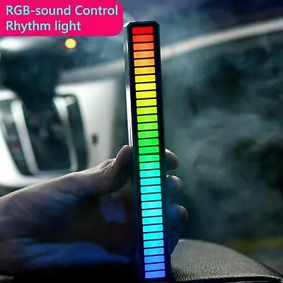 32LED RGB Car Sound Control Light Voice Activated Pickup Music Rhythm LAMP  NEW • $4.69