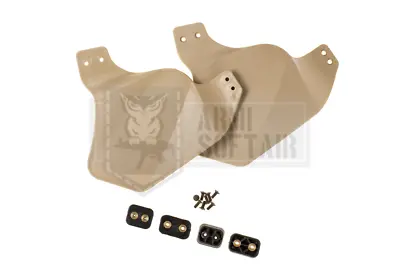 FMA TACTICAL FAST HELMET Side Cover EAR PROTECTION POLYMER TAN BY AIRSOFT • £10.86