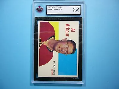 1960/61 Topps Nhl Hockey Card #64 Al Arbour Ksa 6.5 Ex/nm+ Sharp 60/61 Topps • $100.99