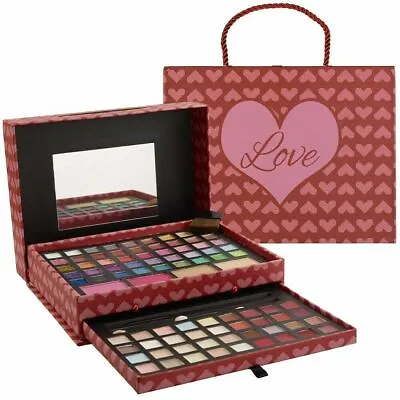 Makeup Kits For Teens 2 Tier Love Make Up Gift Set Eyeshadow Palette • $16.99