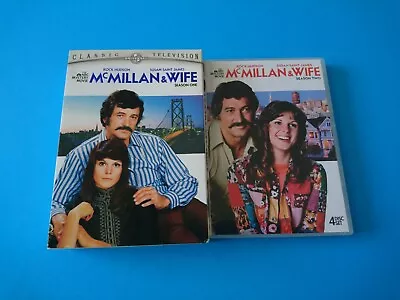 MCMILLAN & WIFE SEASONS ONE & TWO 5 Total Discs EXCELLENT CONDITION NO SCRATCHES • $5.99