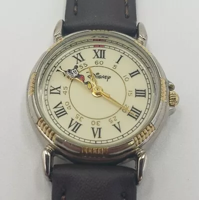 $95 • Buy Vintage Mickey Mouse Hanging On Second Hand Disney Fossil Watch Clock Tower 