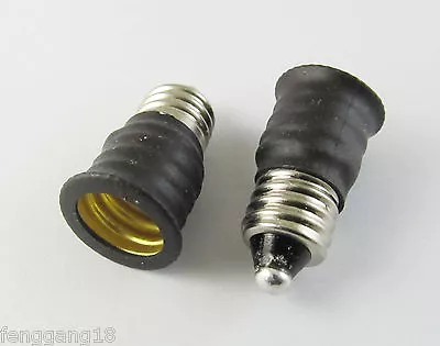 10x E11 To US E12 Candelabra Base Socket LED Light Bulb Lamp Adapter Holder • $12.15