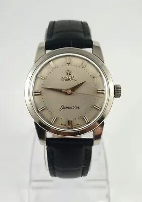 Omega Seamaster Circa 1950s 34mm Stainless Steel Automatic Watch • $1450