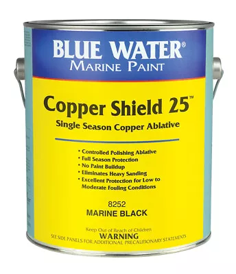 Blue Water Marine Copper Shield 25 Black Gallon • $104.88