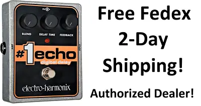 New Electro-Harmonix EHX #1 Echo Digital Delay Guitar Effect Pedal Number 1 Echo • $136.10