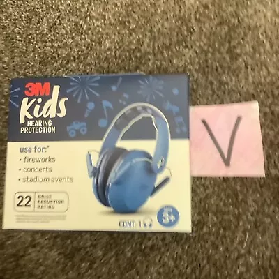 $16.19 • Buy 3M Kids Hearing Protection Ear Muffs Blue New #PKIDSB-BLU