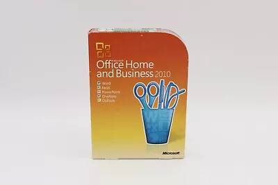 Microsoft Office Home And Business 2010 Full Retail With Key DVD In Box Original • $49.99