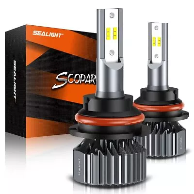 SEALIGHT S1 9007 HB5 LED Headlights Bulbs High Low Beam 6500K  Super White  • $24.42