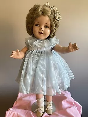 Antique Marked 22” Shirley Temple Composition Doll Original Hair/Socks/Shoes • $154.95