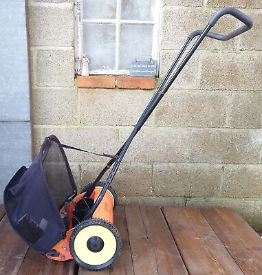 Wolf Garton Hand Push Cylinder Mower With Grass Collection Bag • £28