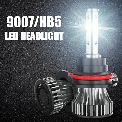 9007 LED Headlight Bulbs Hi Lo Beam WHITE For Dodge Ram 1500 2500 3500 2002-2005 • $29.99