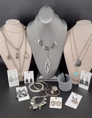 Vtg To Now Lot Of Silvertone Jewelry • $29.95