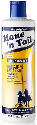 Mane 'n Tail Biotin Infused Repair 'n Replenish Shampoo 11.2 Oz • $16.16