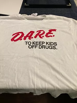 Original XL DARE Shirt D.A.R.E. Vintage 1990's • $10