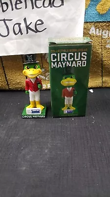 Nib 2015 Mascot Circus Maynard Madison Mallards Bobblehead Sga Ring Toss Game • $14.99