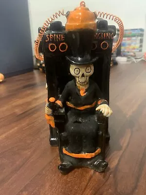 £59.39 • Buy Yankee Candle Boney Bunch Electric Chair Halloween Tart Oil Burner Warmer 2015
