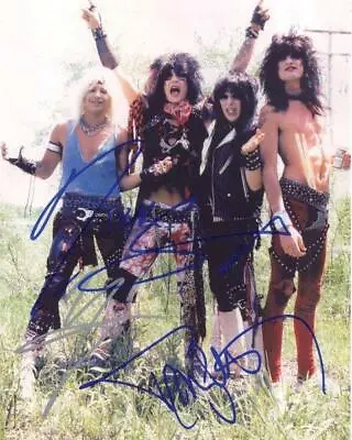 REPRINT - MOTLEY CRUE Signed 8 X 10 Glossy Photo Poster RP Tommy Lee - Vince  • $6.99