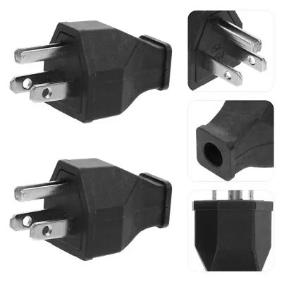 2pcs 125V 3 Prong Plug Replacement Replacement Plug 3 Prong • $10.99