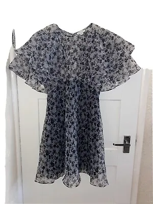 £8 • Buy Topshop Dress Size 10 New In Good Condition Multicoloured  Grey 