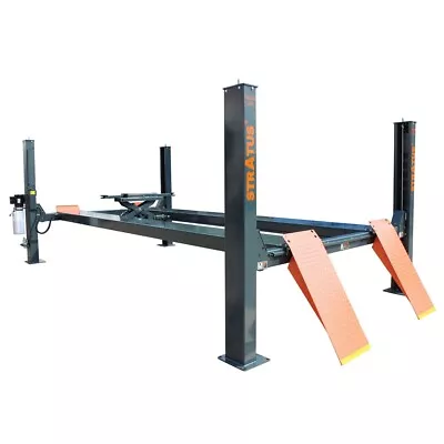 Stratus 4 Post 14000 LBS Pneumatic Release Compact Car Lift SAE-414C • $7890