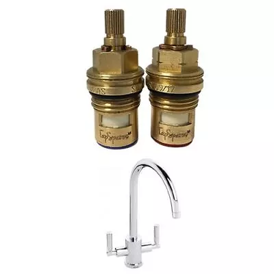 Abode Atlas Replacement Valves Cartridge Spares Pair • £27.50