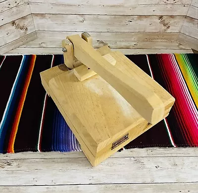$58 • Buy Large WOOD TORTILLA PRESS TORTILLA MAKER Prensa De Tortillas De Madera Grande