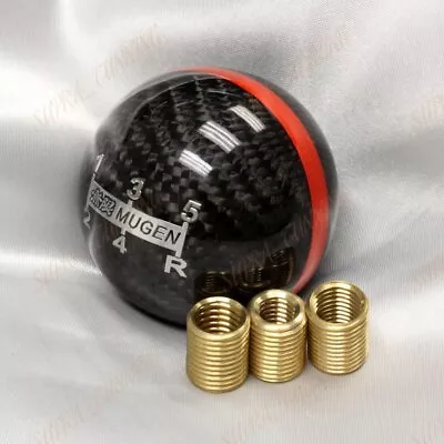 Carbon JDM Mugen 5 Speed Shift Knob For Type R FN2 FD2 AP1 DC5 DC2 EG6 EK4 EP3 • $26.23