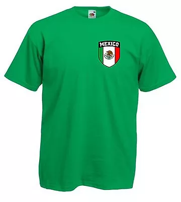 Mexico Mexican Mexicanos Retro National Football Team T-Shirt  - All Sizes • $16.11