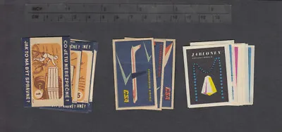 3 Series Of Old Czechoslovakian Unofficial Matchbox Labels • $1.50