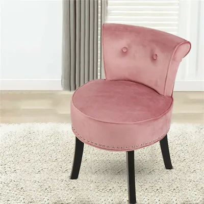 Dressing Table Stool Makeup Sofa Chair Velvet Seat Cushion Fr Guest Room Bedroom • £62.95
