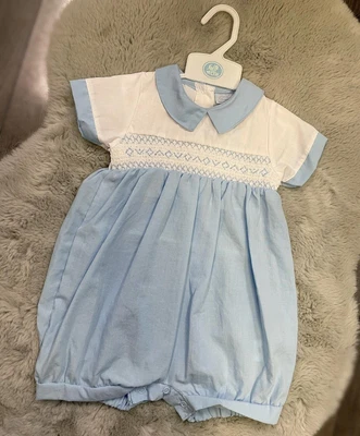 £6 • Buy Boys/6-9months Smocked Romper