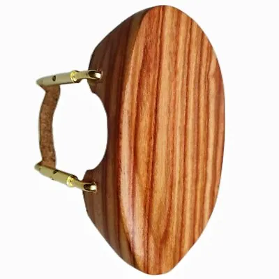 KR-Violin Chin Rest With Parts Screw Clip Cork Rosewood  Light Brown 4/4 • $20.67