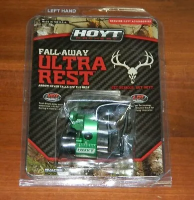 NEW Hoyt Ultra Rest - Left Hand Green - HDX Pro Drop Away Bow Rest- QAD Pro • $109.99