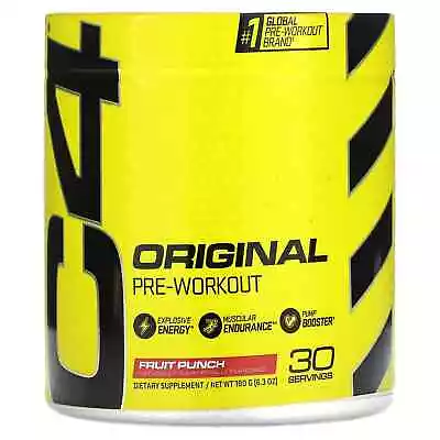 2 X Cellucor C4 Original Explosive Pre-Workout Fruit Punch 6.88 Oz (195 G) • $104.96