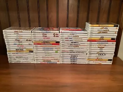 Vintage Nintendo Wii Video Games Super Mario Bros Galaxy Resort And Much More • $8