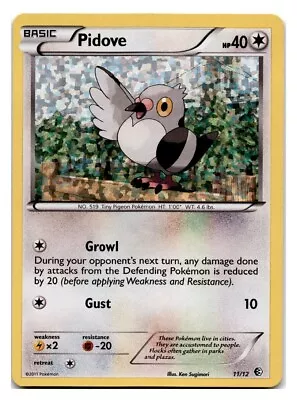 Pokémon TCG Pidove McDonalds Promos 11/12 Holo Promo • $2.99